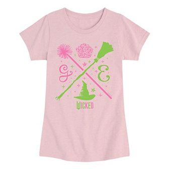 Girls 7-16 Wicked Glinda & Elphaba Graphic Tee