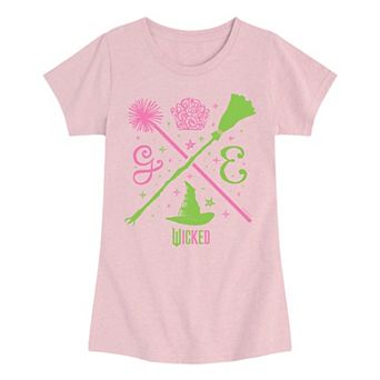 Girls 7-16 Wicked Glinda & Elphaba Graphic Tee