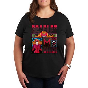 Plus Size Marvel Scarlet Witch Graphic Tee