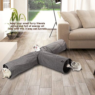 Cat Cube Tunnels Toys Extensible and Collapsible