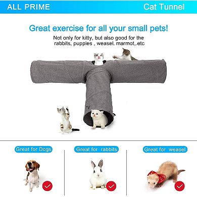 Cat Cube Tunnels Toys Extensible and Collapsible