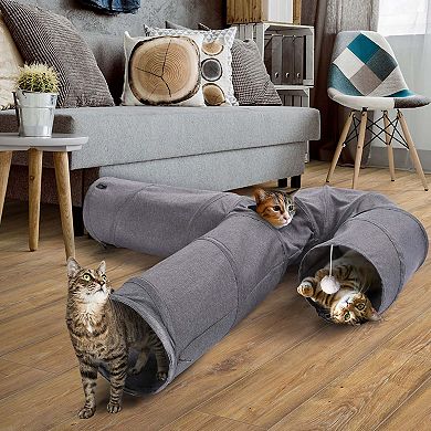 Cat Cube Tunnels Toys Extensible and Collapsible