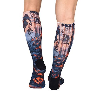 Mud Bike Pattern CoolMax 1 Pair Socks, Men & Women Collection Socks