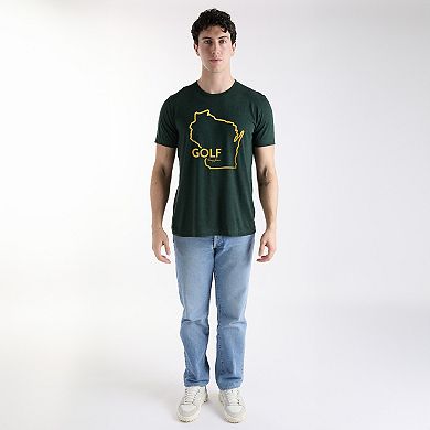 Men's SwingJuice Golf Wisconsin Short Sleeve Graphic T-Shirt