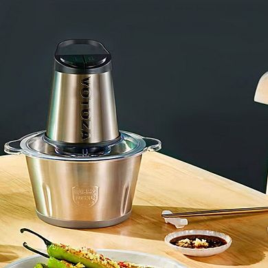 VOTOZA Food Processor, Meat Mixer Food Chopper for Meat, Vegetables, Fruits and Nuts