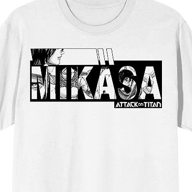 Men's Attack On Titan Mikasas Graphic Tee