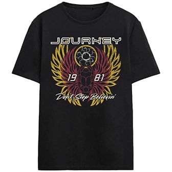 Men's Don't Stop Believin Graphic Tee Short Sleeve