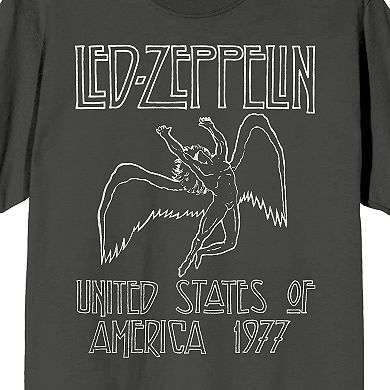 Men's Led Zeppelin Falling Icarus Short Sleeve Graphic Tee