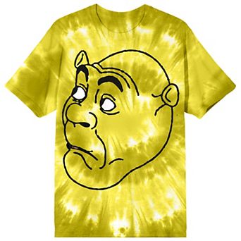 Men's Shrek Big Face Short Sleeve Graphic Tee