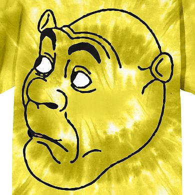 Men's Shrek Big Face Short Sleeve Graphic Tee