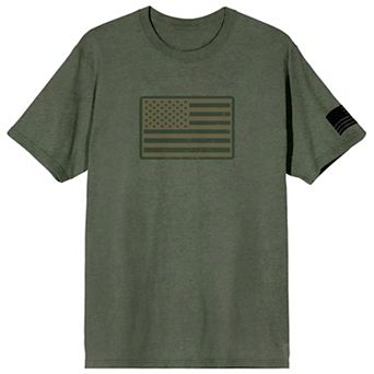 Men's Wavy Flag Graphic Tee