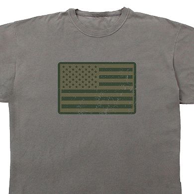 Men's America Straight & Wavy Flag Graphic Tee