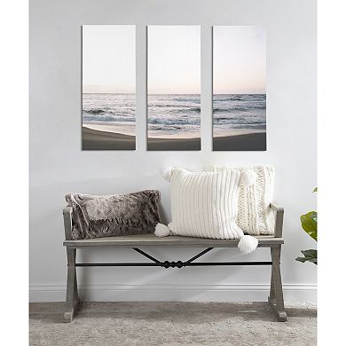 California Dreaming Canvas Wall Art Set by Patricia Rae Photography 3 Piece 12x28