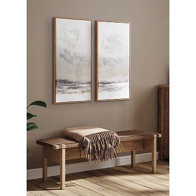 Mystic Framed Canvas Art Set 2pk 16x32