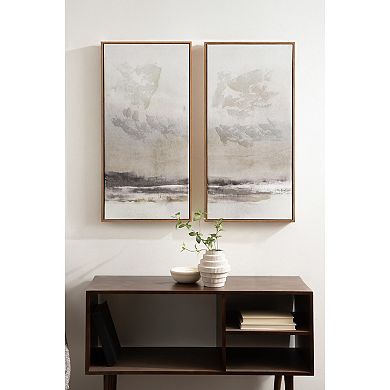 Mystic Framed Canvas Art Set 2pk 16x32