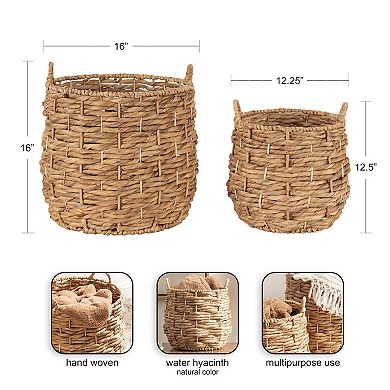Livia Woven Baskets 2 Piece
