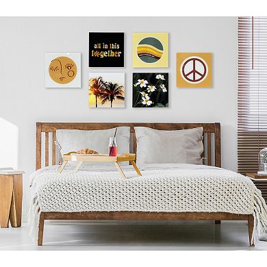 Timeless Retro Floating Acrylic Set 6 Piece 10x10