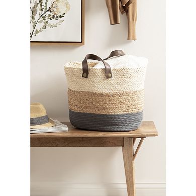 Hermosa Woven Basket 16x14x11