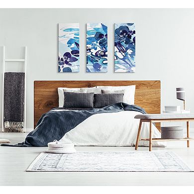 Soulmate Canvas Wall Art Set by Ingrid Sanchez of CreativeIngrid 3 Piece 12x28
