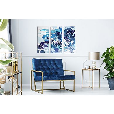 Soulmate Canvas Wall Art Set by Ingrid Sanchez of CreativeIngrid 3 Piece 12x28