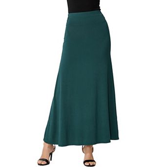 Women's Phistic Waist Ruched Maxi Skirt