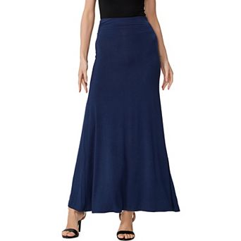 Women's Phistic Waist Ruched Maxi Skirt