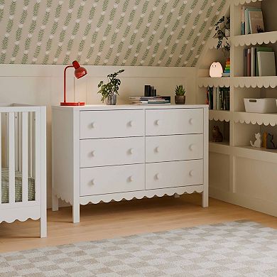 DaVinci Sammy Scalloped Bottom 6-Drawer Dresser