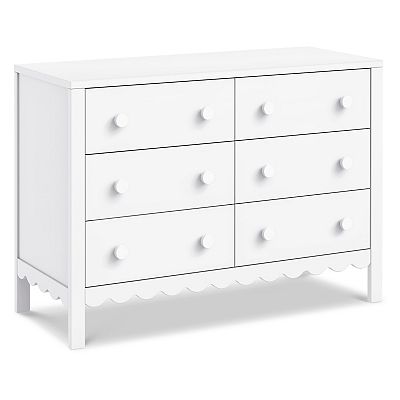 davinci dresser DaVinci Fairway 6-Drawer Double Dresser Cottage White