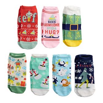 Women's Elf 7 Days of Comfy Socks Set