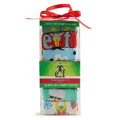 Women's Elf 7 Days of Comfy Socks Set