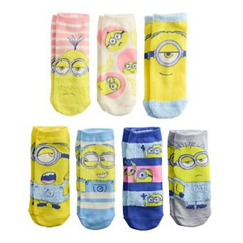 Women's Minions 7 Days of Comfy Socks Set