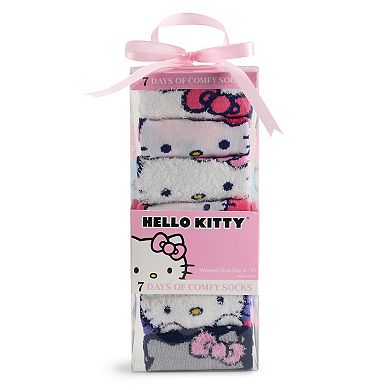 Women's Hello Kitty 7 Days of Comfy Socks Set