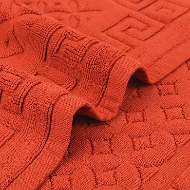 1 Pcs Cotton Bath Mat, Soft Bathroom Rug Absorbent Floor Towel Mats for Hotel Spa Bathtub