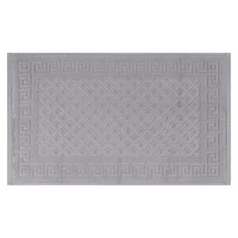 1 pc Cotton Bath Mat, Soft Bathroom Rug Absorbent Floor Towel Mats for Hotel Spa Bathtub