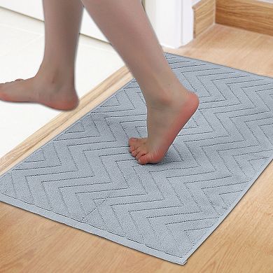 1 Pcs Absorbent Fade Resistant Luxury Bath Rugs Shower Mat Bathroom Non Slip Quick Dry Spa for Tub