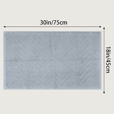 1 Pcs Absorbent Fade Resistant Luxury Bath Rugs Shower Mat Bathroom Non Slip Quick Dry Spa for Tub