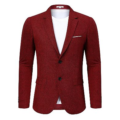 Men's lightweight business jacket with two button tops