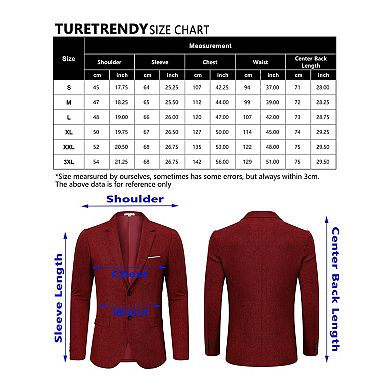 Men's lightweight business jacket with two button tops