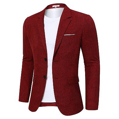 Men's lightweight business jacket with two button tops