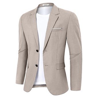 Men's lightweight business jacket with two button tops