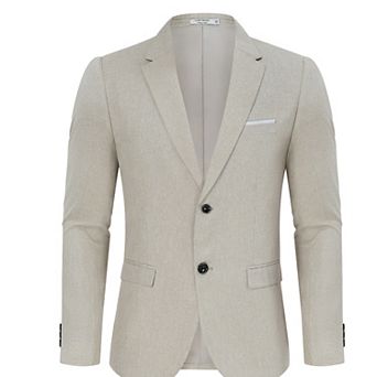 Men's lightweight business jacket with two button tops