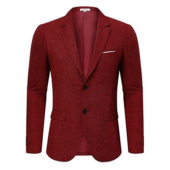 Men's lightweight business jacket with two button tops