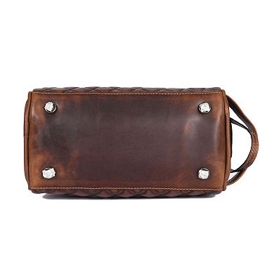 Ascend Quilted Leather Toiletry Bag