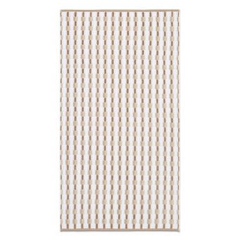 Caro Home Mosaic Linen Bath Towel