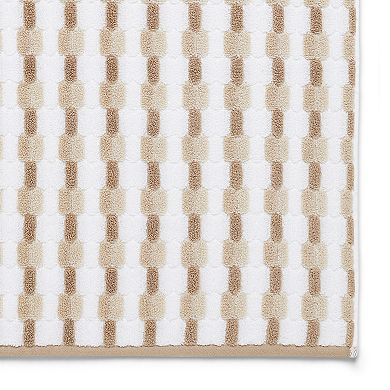 Caro Home Mosaic Linen Towel
