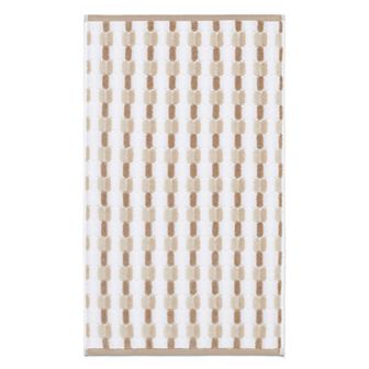 Caro Home Mosaic Linen Ombre Hand Towel
