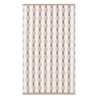 Caro Home Mosaic Linen Ombre Hand Towel