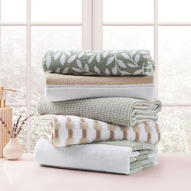 Caro Home Mosaic Linen Towel