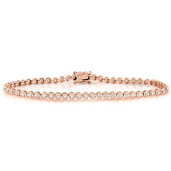 10K Rose Gold 1/2 Carat T.W. Diamond Bracelet