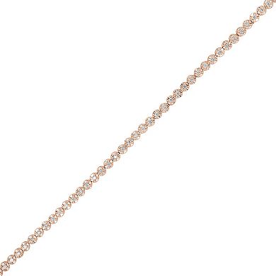 Diamaison 10K Rose Gold 1/2 Carat T.W. Diamond Bracelet